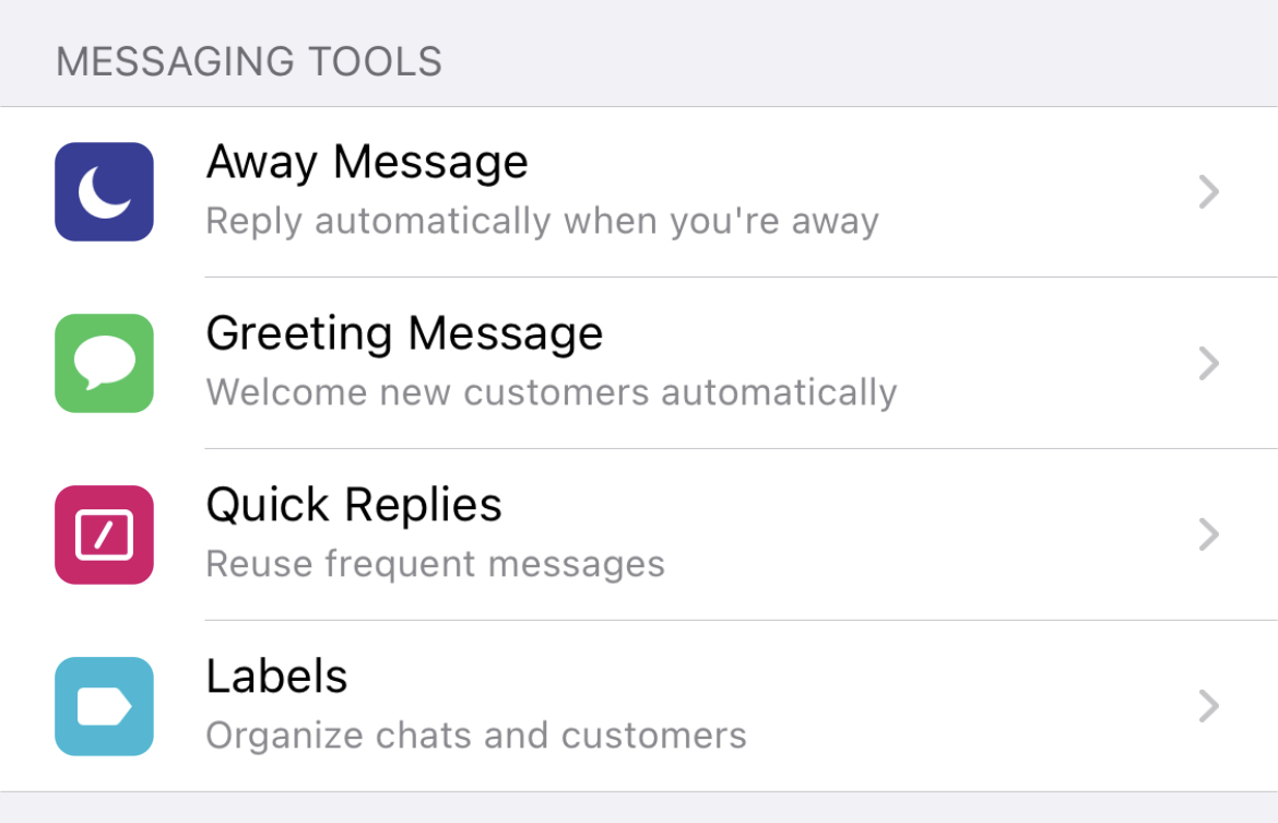 Talkin WhatsApp Business Features